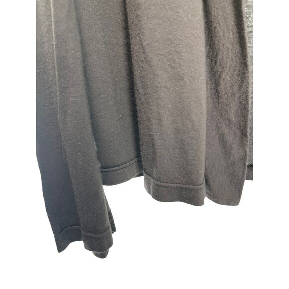 Splendid Black Long Sleeve Open Front Cardigan Sweater Women's Size Small - Picture 4 of 7